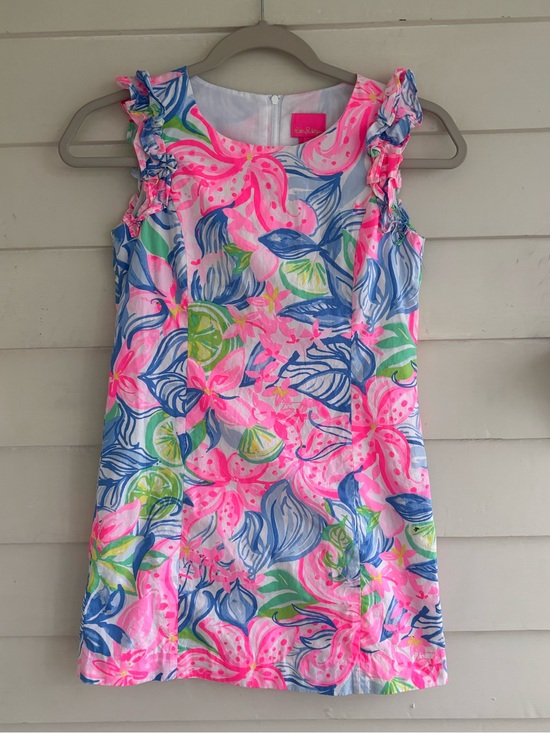 Lilly Pulitzer Other - Lilly Pulitzer Mini Steffi Shift Dress Havana Cocktail Girl’s Size 10